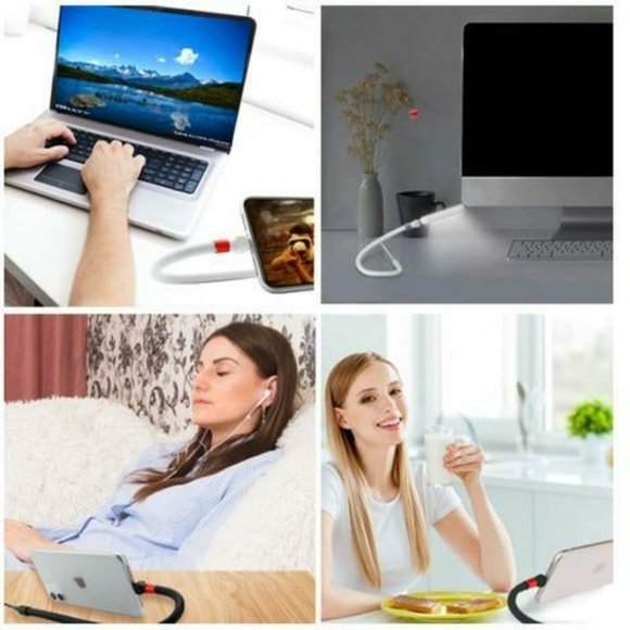 Universal 2.4A Fast Charging Data Cable Bracket TYPE C - Picture 2 of 7